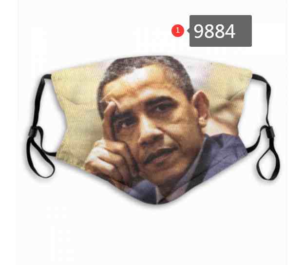 Obama  Waterproof Breathable Adjustable Kid Adults Face Mask 9884