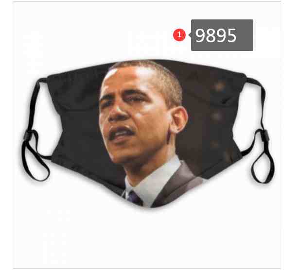 Obama  Waterproof Breathable Adjustable Kid Adults Face Mask 9895