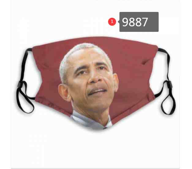 Obama  Waterproof Breathable Adjustable Kid Adults Face Mask 9887