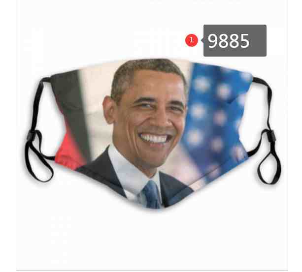 Obama  Waterproof Breathable Adjustable Kid Adults Face Mask 9885