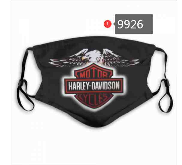 MOTOR HARLEY DAVIDSON   Waterproof Breathable Adjustable Kid Adults Face Mask 9926