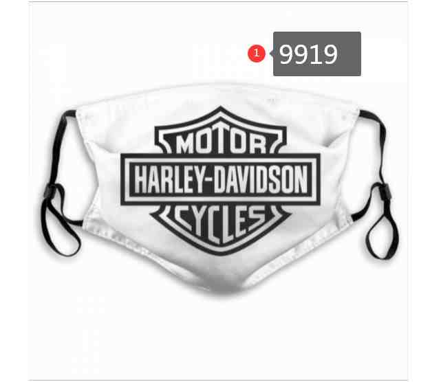 MOTOR HARLEY DAVIDSON   Waterproof Breathable Adjustable Kid Adults Face Mask 9919
