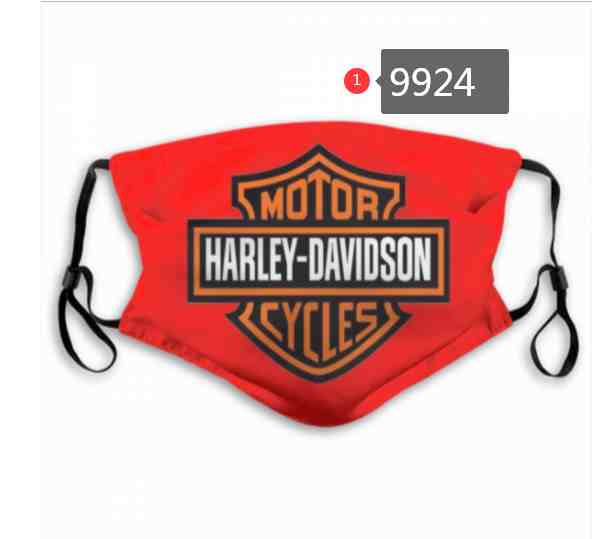 MOTOR HARLEY DAVIDSON   Waterproof Breathable Adjustable Kid Adults Face Mask 9924