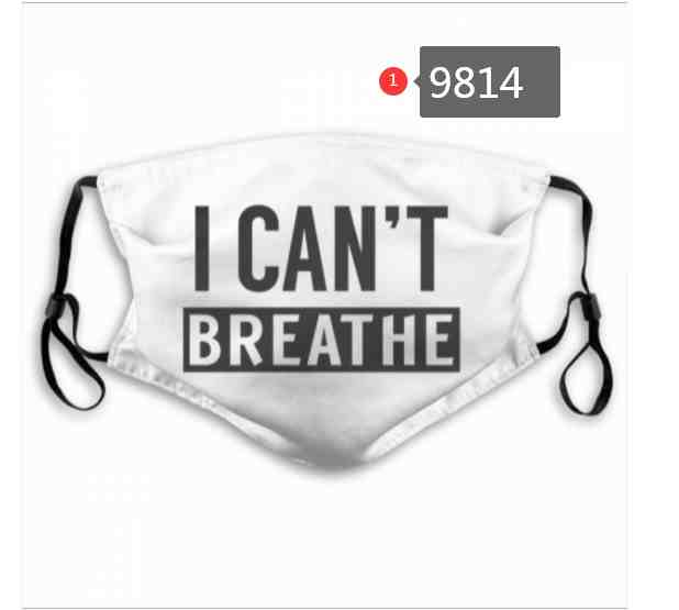 i cant breathe Waterproof Breathable Adjustable Kid Adults Face Mask