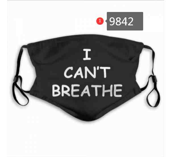 i cant breathe Waterproof Breathable Adjustable Kid Adults Face Mask 9842