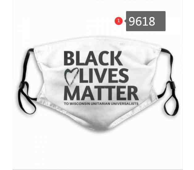BLACK  LIVES MATTERS Waterproof Breathable Adjustable Kid Adults Face Mask 9618