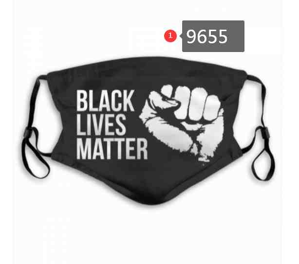 BLACK  LIVES MATTERS Waterproof Breathable Adjustable Kid Adults Face Mask 9655