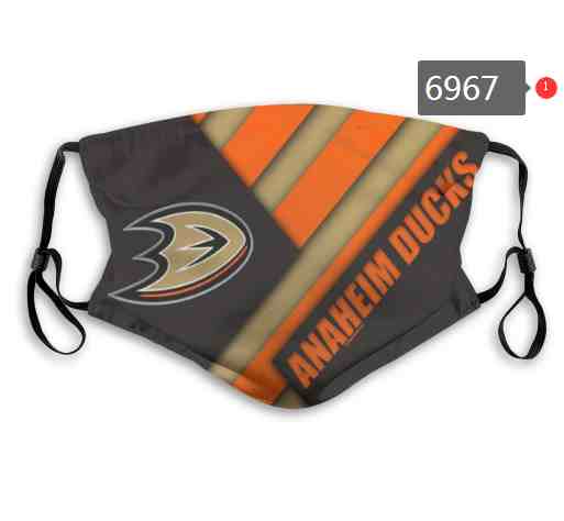 Anaheim Ducks  NHL Hockey Teams Waterproof Breathable Adjustable Kid Adults Face Masks 6967