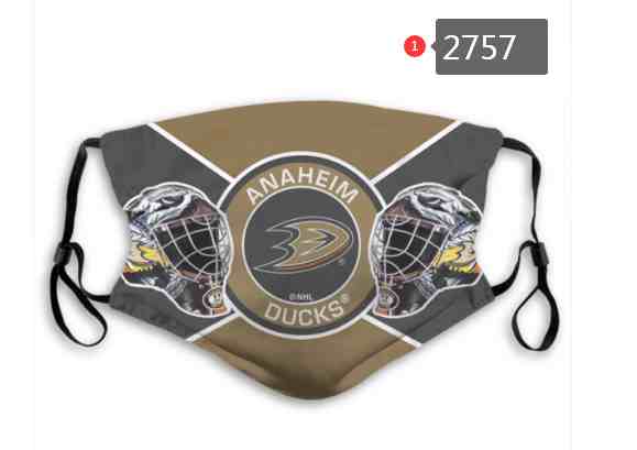 Anaheim Ducks  NHL Hockey Teams Waterproof Breathable Adjustable Kid Adults Face Masks 2757