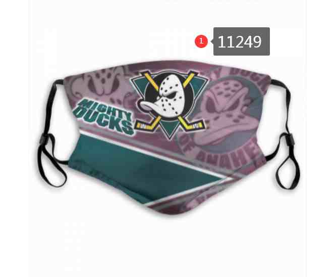 Anaheim Ducks  NHL Hockey Teams Waterproof Breathable Adjustable Kid Adults Face Masks 11249
