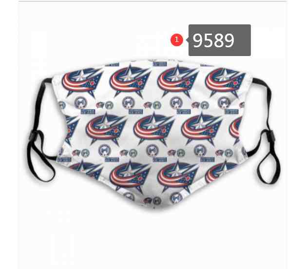Blue Jackets   NHL Hockey Teams Waterproof Breathable Adjustable Kid Adults Face Masks 9589