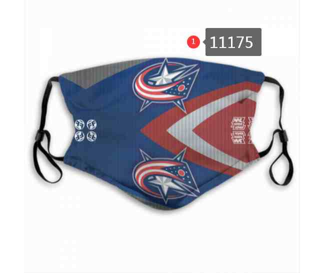 Blue Jackets   NHL Hockey Teams Waterproof Breathable Adjustable Kid Adults Face Masks 11175