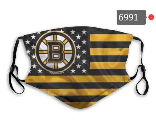 Boston Bruins  NHL Hockey Teams Waterproof Breathable Adjustable Kid Adults Face Masks 6991