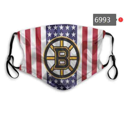 Boston Bruins  NHL Hockey Teams Waterproof Breathable Adjustable Kid Adults Face Masks 6993
