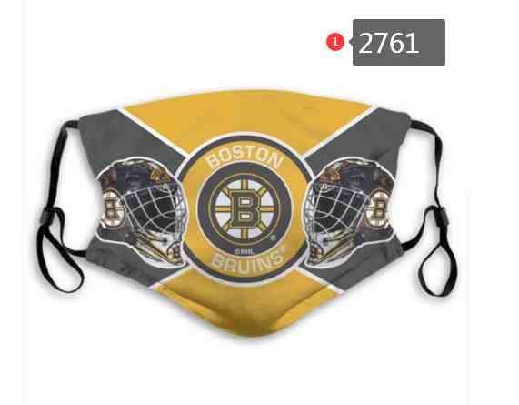 Boston Bruins  NHL Hockey Teams Waterproof Breathable Adjustable Kid Adults Face Masks 2761