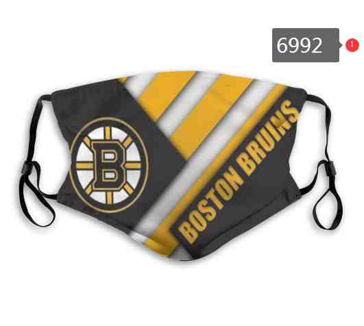 Boston Bruins  NHL Hockey Teams Waterproof Breathable Adjustable Kid Adults Face Masks 6992