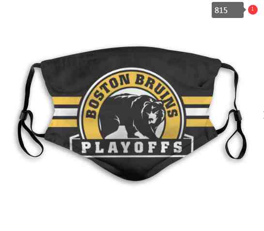 Boston Bruins  NHL Hockey Teams Waterproof Breathable Adjustable Kid Adults Face Masks 815