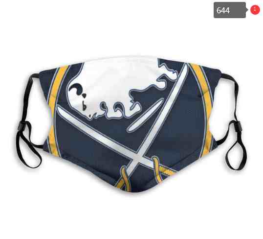 Buffalo Sabres  NHL Hockey Teams Waterproof Breathable Adjustable Kid Adults Face Masks  644