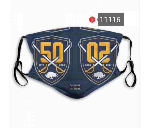 Buffalo Sabres  NHL Hockey Teams Waterproof Breathable Adjustable Kid Adults Face Masks  11116