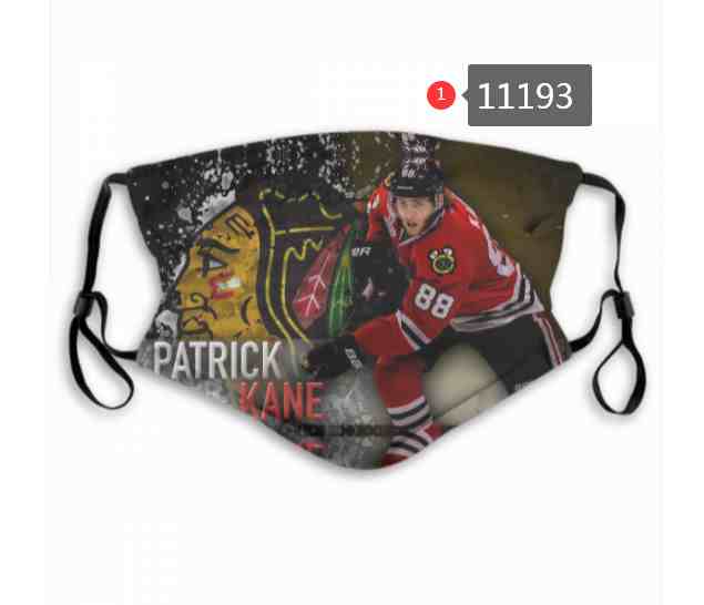 Chicago Blackhawks NHL Hockey Teams Waterproof Breathable Adjustable Kid Adults Face Masks  11193