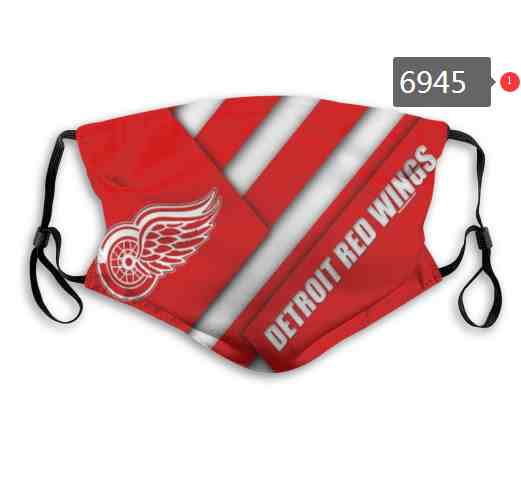 Detroit Red Wings NHL Hockey Teams Waterproof Breathable Adjustable Kid Adults Face Masks  6945