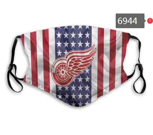 Detroit Red Wings NHL Hockey Teams Waterproof Breathable Adjustable Kid Adults Face Masks  6944