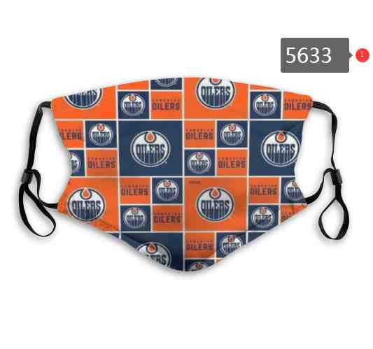 Edmonton Oilers  NHL Hockey Teams Waterproof Breathable Adjustable Kid Adults Face Masks  5633