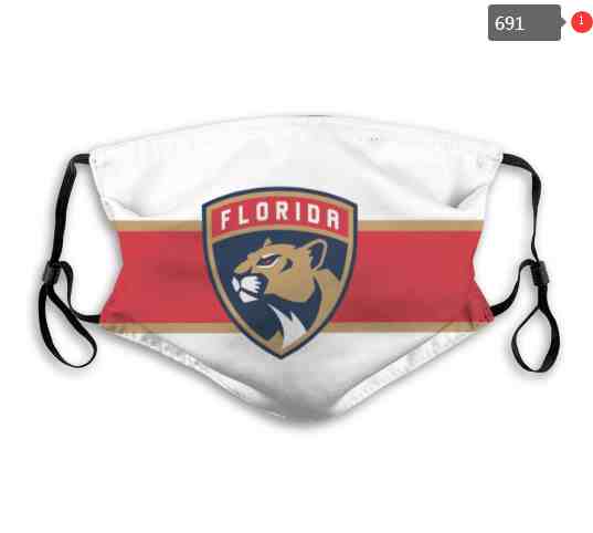 Florida Panthers  NHL Hockey Teams Waterproof Breathable Adjustable Kid Adults Face Masks  691