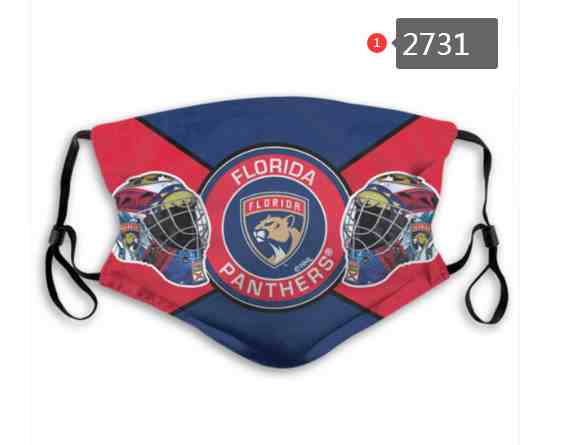 Florida Panthers  NHL Hockey Teams Waterproof Breathable Adjustable Kid Adults Face Masks  2731