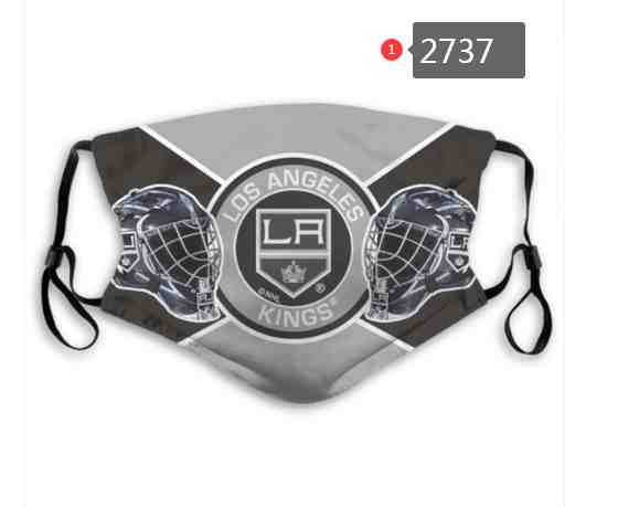 Los Angeles Kings  NHL Hockey Teams Waterproof Breathable Adjustable Kid Adults Face Masks  2737