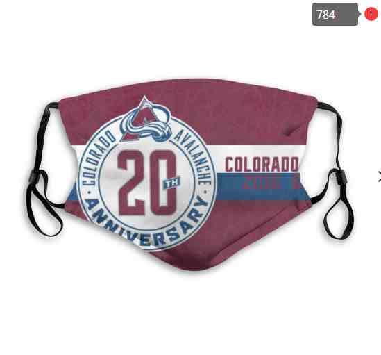 Colorado Avalanche  NHL Hockey Teams Waterproof Breathable Adjustable Kid Adults Face Masks  784