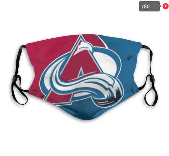 Colorado Avalanche  NHL Hockey Teams Waterproof Breathable Adjustable Kid Adults Face Masks  780