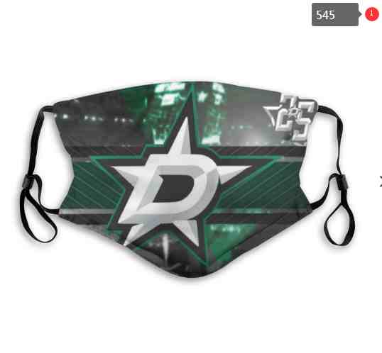 Dallas Stars  NHL Hockey Teams Waterproof Breathable Adjustable Kid Adults Face Masks  545