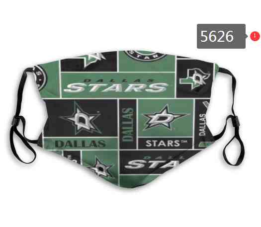 Dallas Stars  NHL Hockey Teams Waterproof Breathable Adjustable Kid Adults Face Masks  5626