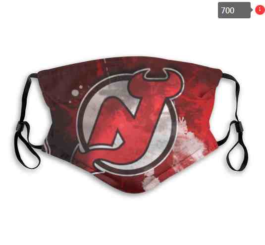 New Jersey Devils  NHL Hockey Teams Waterproof Breathable Adjustable Kid Adults Face Masks  700