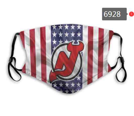 New Jersey Devils  NHL Hockey Teams Waterproof Breathable Adjustable Kid Adults Face Masks  6928
