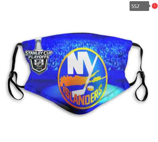 New York Islanders NHL Hockey Teams Waterproof Breathable Adjustable Kid Adults Face Masks  552