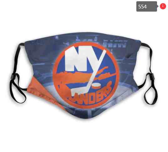 New York Islanders NHL Hockey Teams Waterproof Breathable Adjustable Kid Adults Face Masks  554