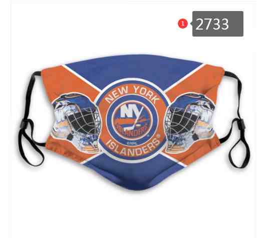 New York Islanders NHL Hockey Teams Waterproof Breathable Adjustable Kid Adults Face Masks  2733
