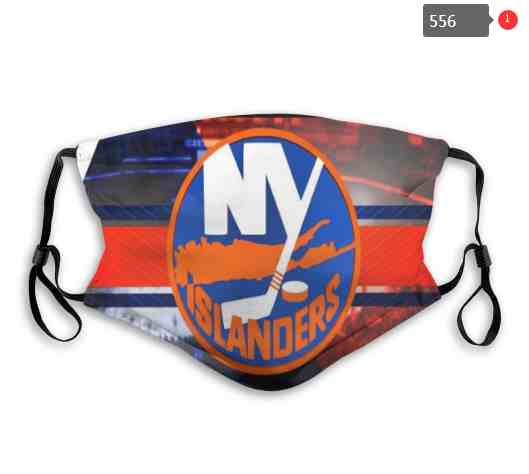 New York Islanders NHL Hockey Teams Waterproof Breathable Adjustable Kid Adults Face Masks  556