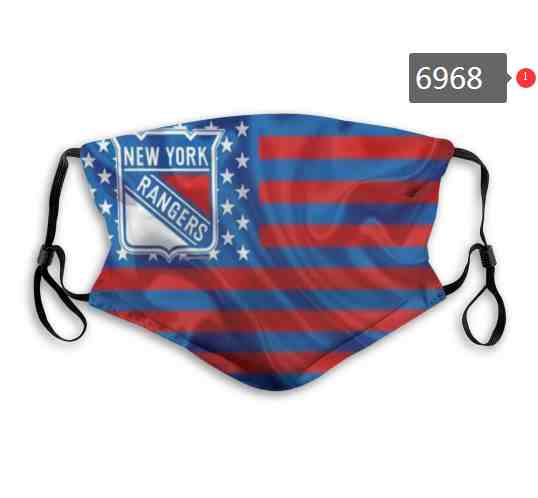 NY Rangers NHL Hockey Teams Waterproof Breathable Adjustable Kid Adults Face Masks  6968