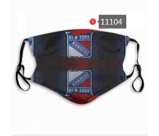 NY Rangers NHL Hockey Teams Waterproof Breathable Adjustable Kid Adults Face Masks  11104