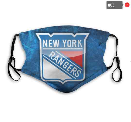 NY Rangers NHL Hockey Teams Waterproof Breathable Adjustable Kid Adults Face Masks  803