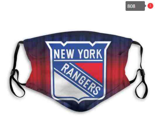 NY Rangers NHL Hockey Teams Waterproof Breathable Adjustable Kid Adults Face Masks  808