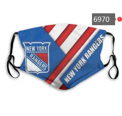 NY Rangers NHL Hockey Teams Waterproof Breathable Adjustable Kid Adults Face Masks  6970