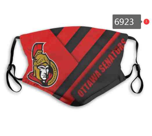Ottawa Senators  NHL Hockey Teams Waterproof Breathable Adjustable Kid Adults Face Masks  6923