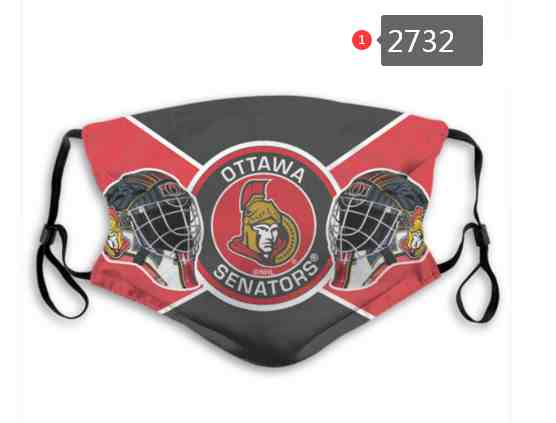 Ottawa Senators  NHL Hockey Teams Waterproof Breathable Adjustable Kid Adults Face Masks  2732