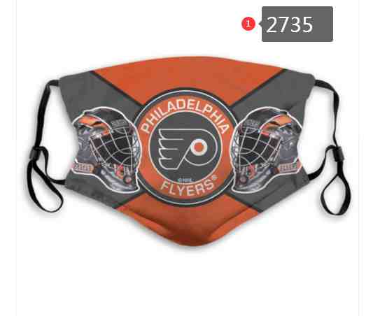 Philadelphia Flyers NHL Hockey Teams Waterproof Breathable Adjustable Kid Adults Face Masks  2735