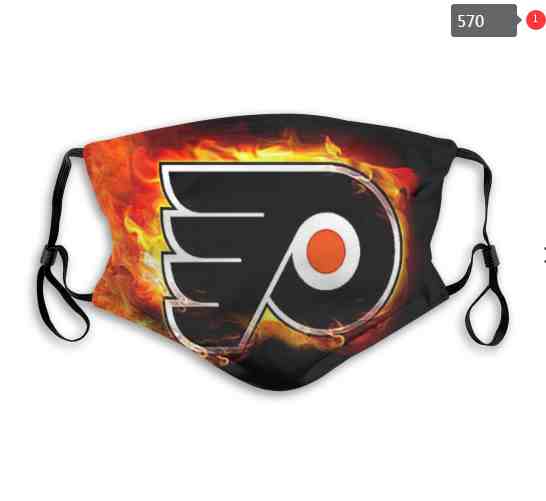 Philadelphia Flyers NHL Hockey Teams Waterproof Breathable Adjustable Kid Adults Face Masks  570