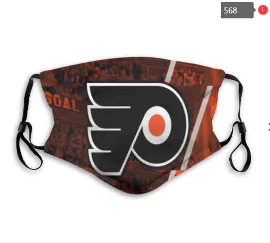Philadelphia Flyers NHL Hockey Teams Waterproof Breathable Adjustable Kid Adults Face Masks  568